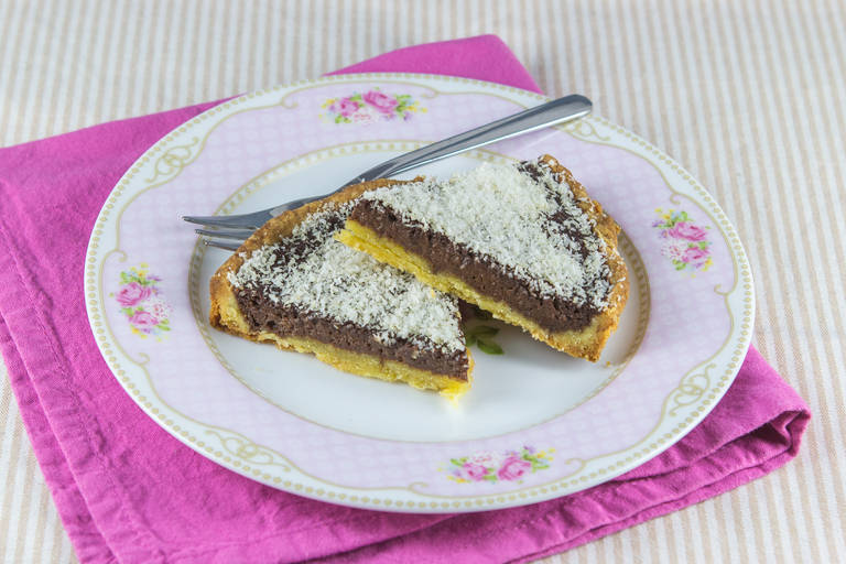 Čokoladno kokosov tart