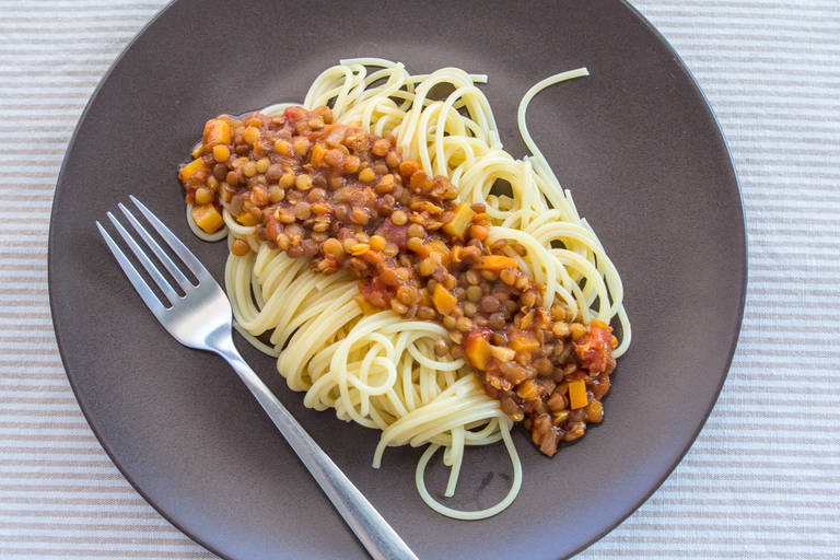 Lečina bolognese omaka