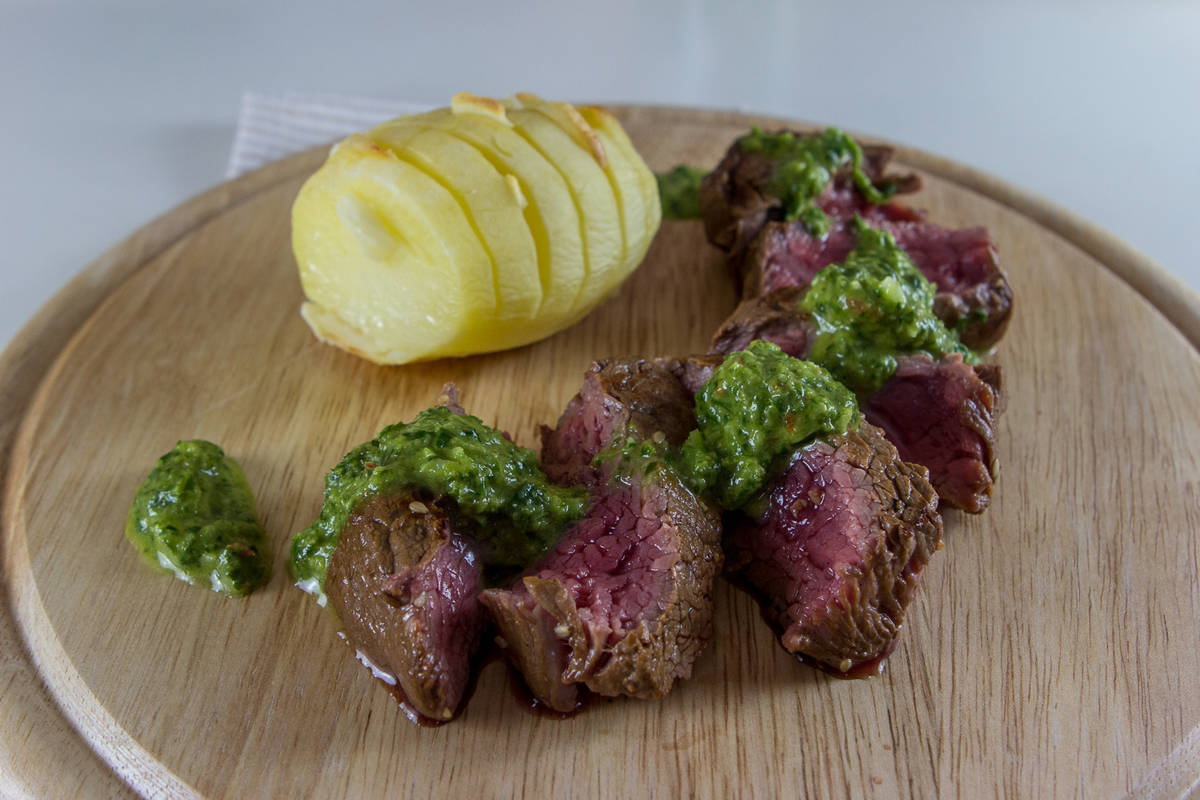 Steak s chimichurri omako